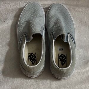 Vans slip-on Loafers in baby blue
